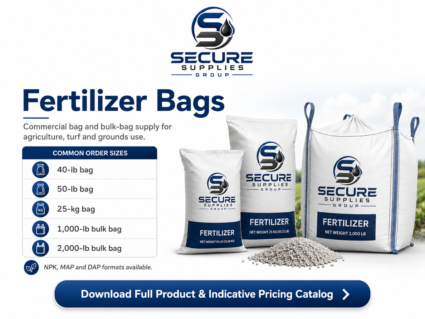 Agricultural fertilizer and input products